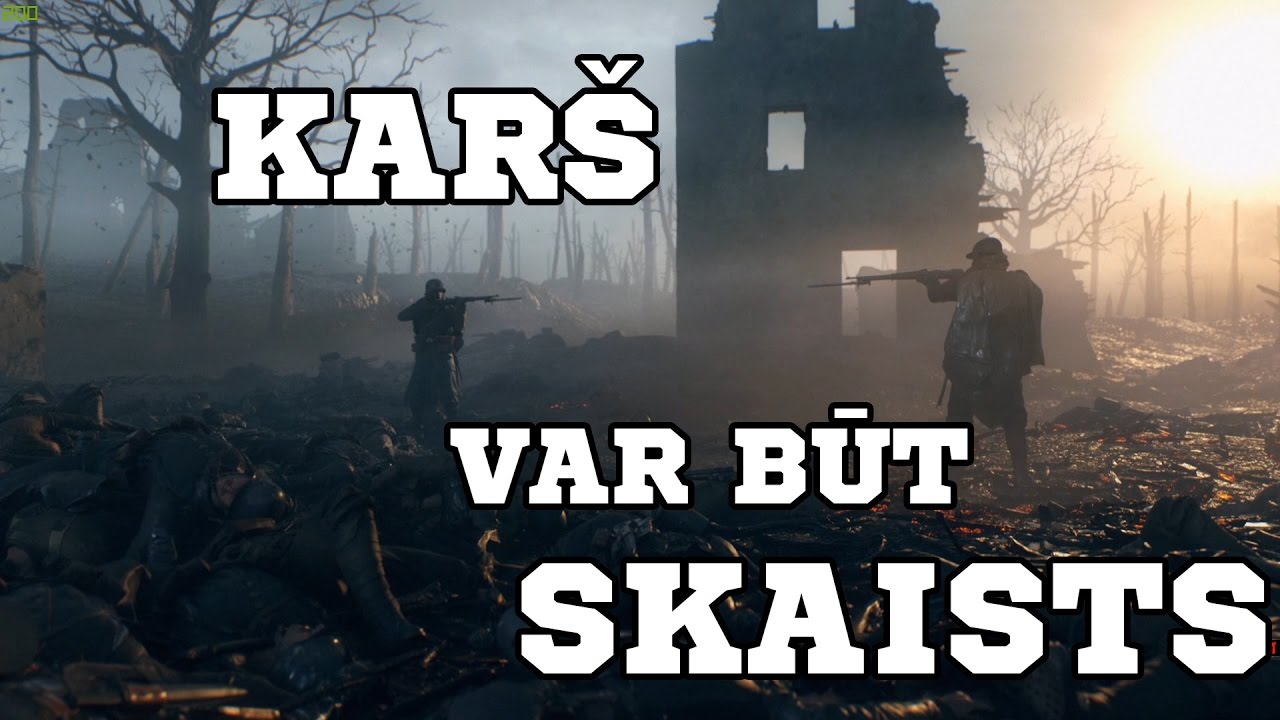 KARŠ VAR BŪT SKAISTS |Battlefield 1|part 1|ULTRA GRAPHICS