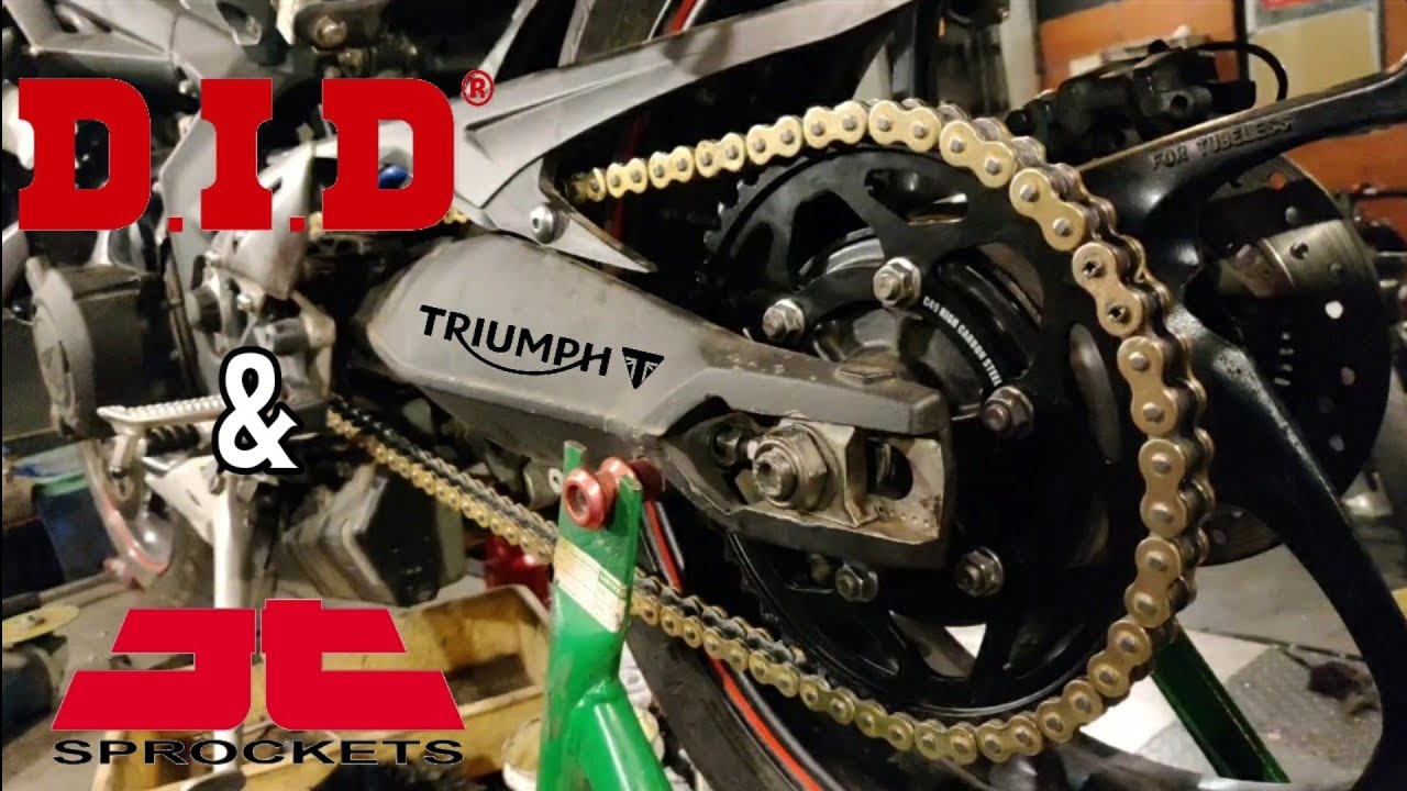Installing the JT Sprocket and DID Chain For Triumph Street triple 675 | HTRZ ARTISTRY