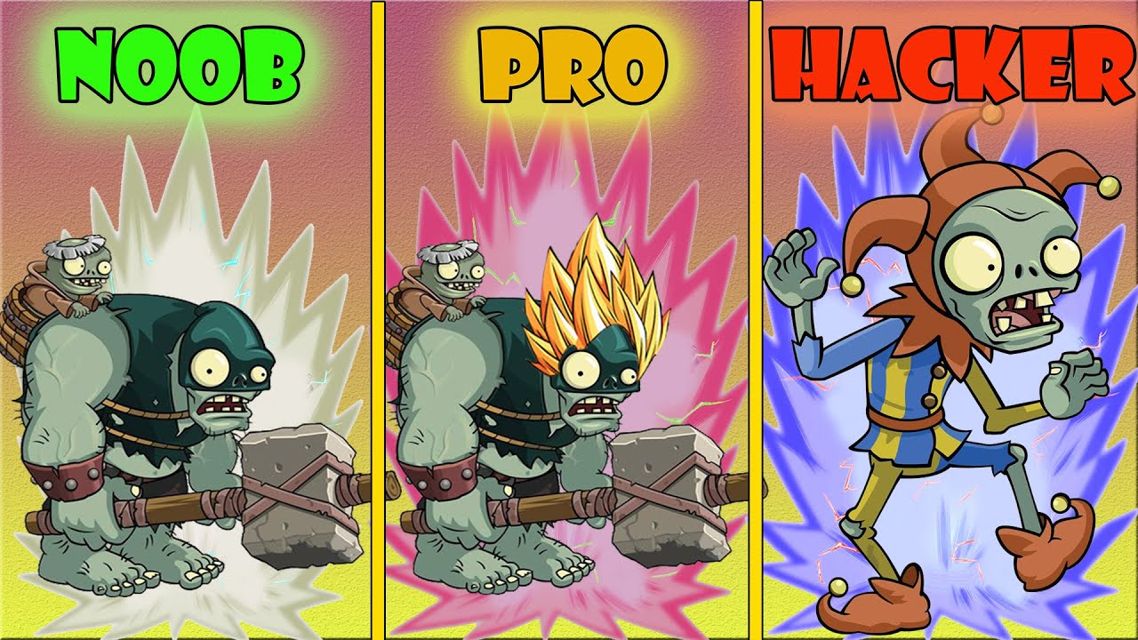 Pvz 2 Dark Gargantuar Vs Gargantuar - Noob Vs Pro Vs Hacker