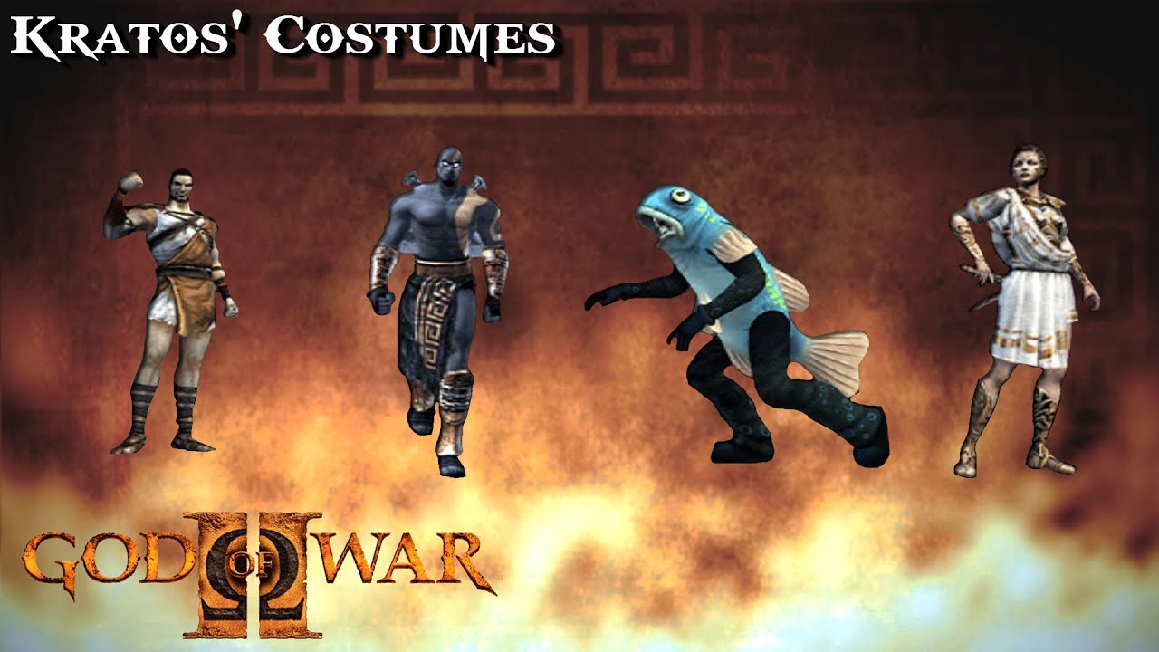God of War 2 - Kratos' Costumes