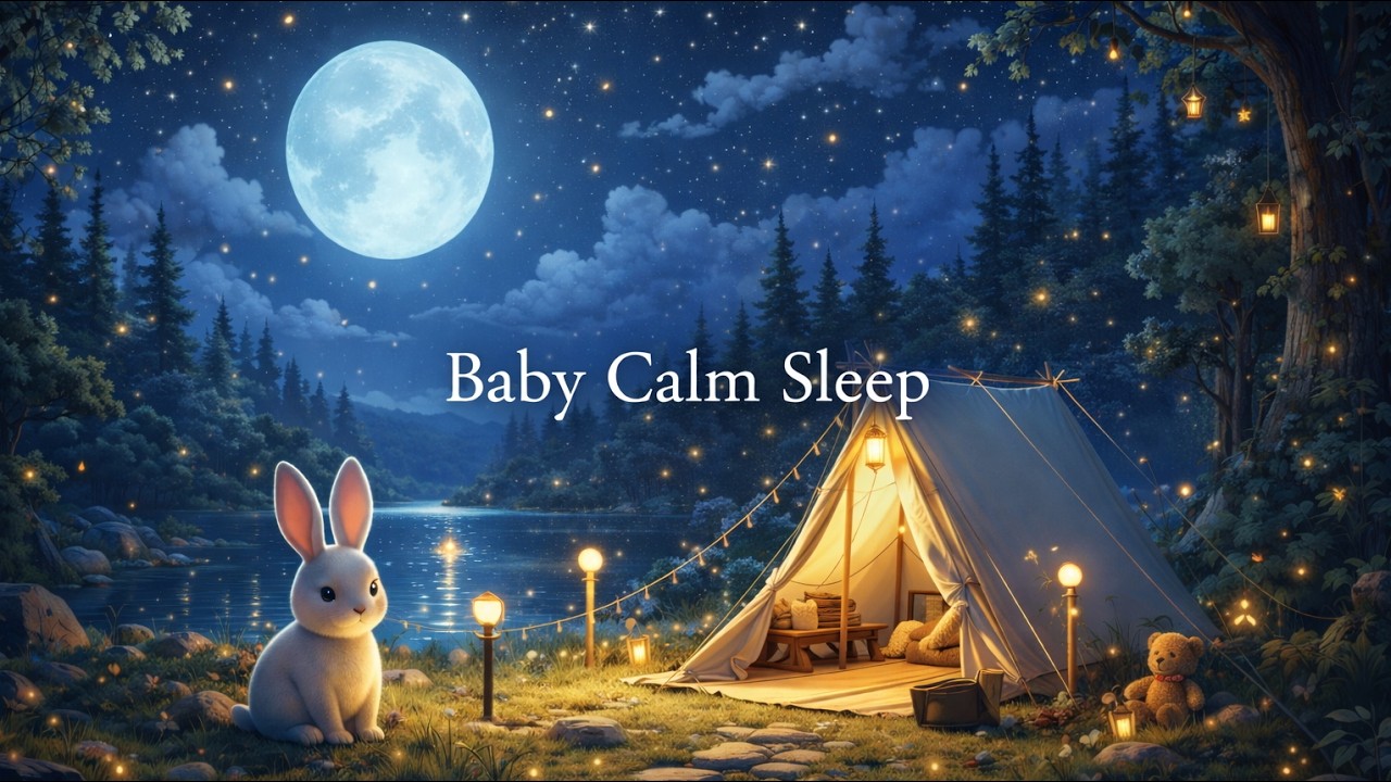 🌙🐰 Baby Calm Sleep | Soft Fantasy Loop