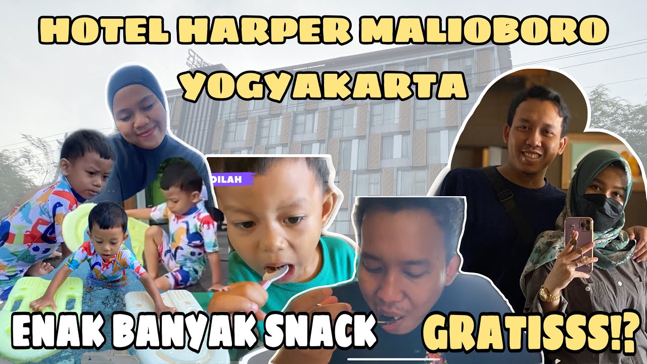 GILA SIH SNACK GRATISNYA BANYAK BANGET DI HOTEL HARPER MALIOBORO YOGYAKARTA!? NYAMAN HOTEL STRATEGIS