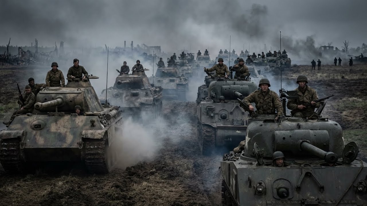 Немецкий генерал отправил 58 совершенно новых «Пантер», чтобы остановить Паттона... 8 вернулись