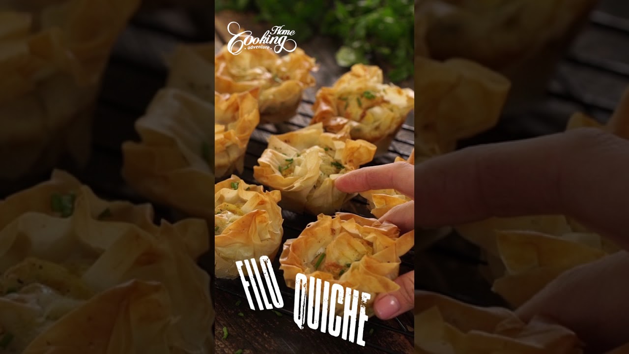 Crispy Filo Mini Quiches Recipe!