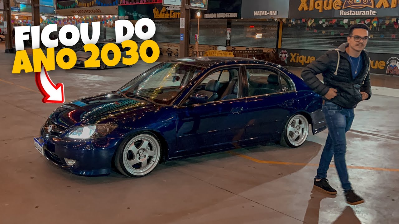 LIGA NO BOTÃO , E TEM FAROL DE LED , DEIXOU O CIVIC 2030