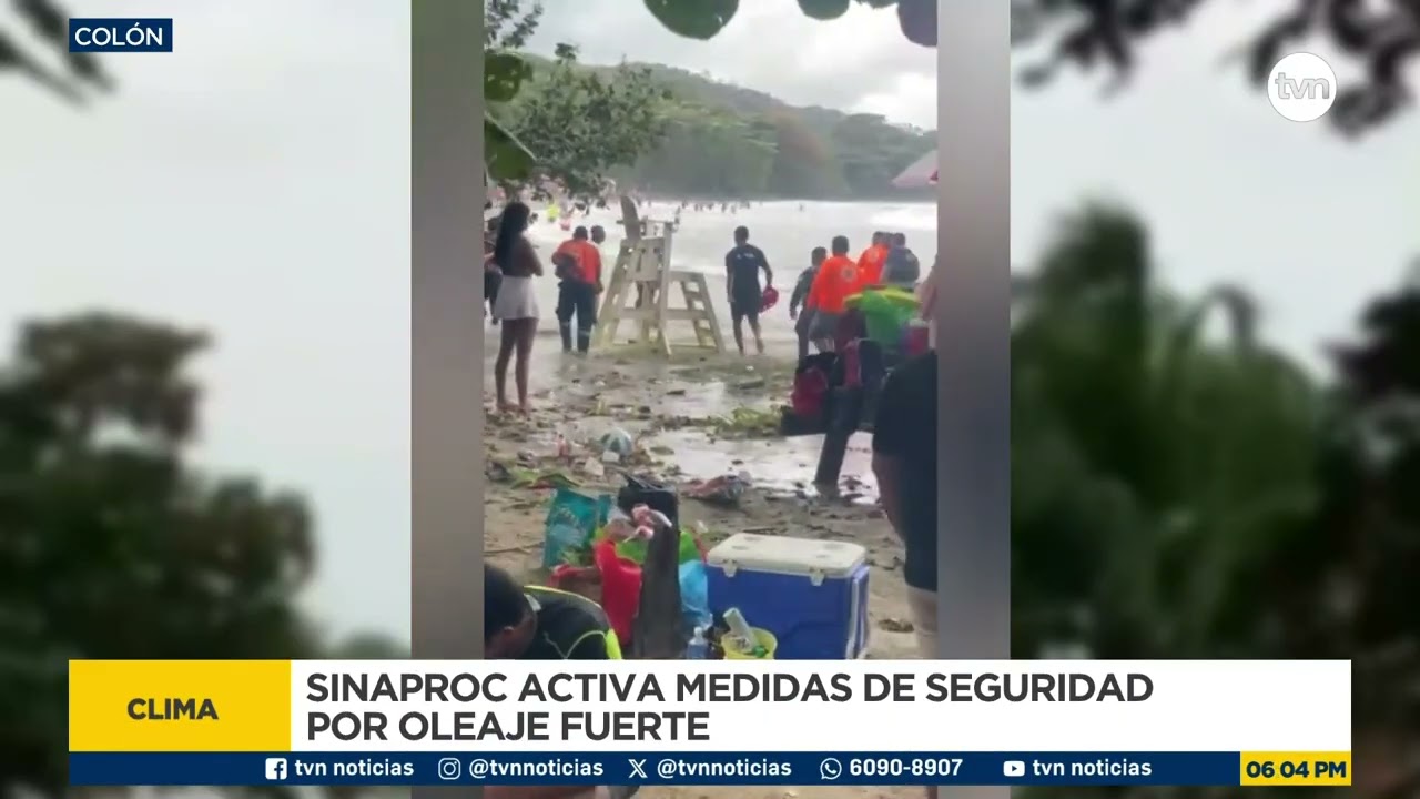 Dos personas resultan afectadas por condiciones marítimas adversas