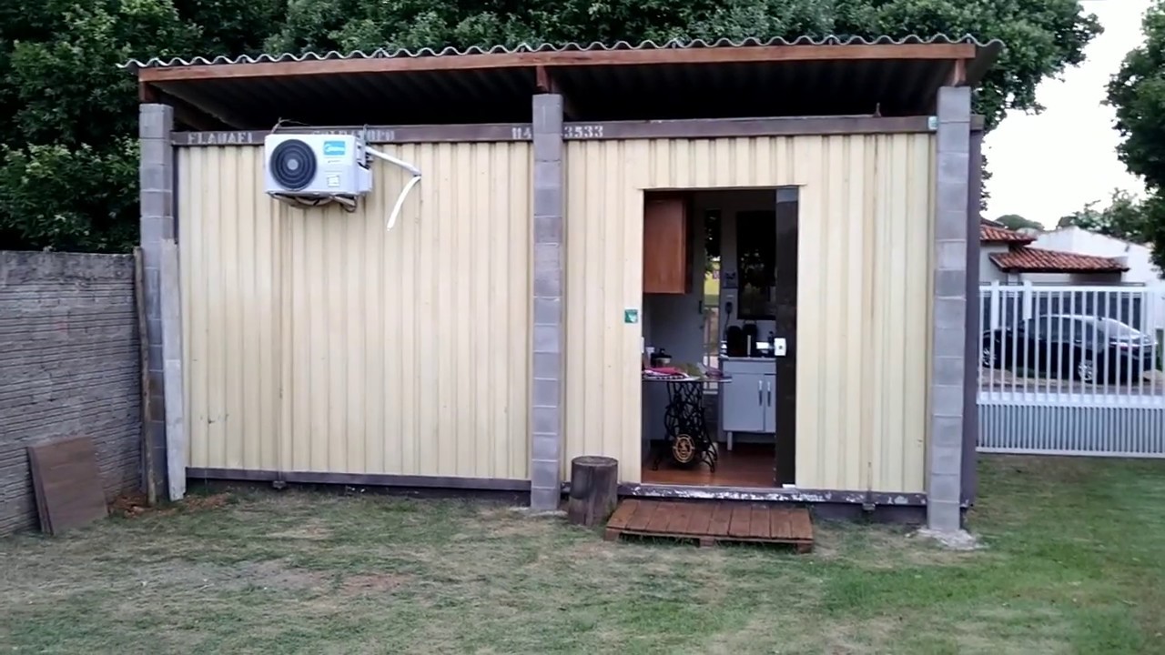 Como é morar em uma casa container! De vdd.