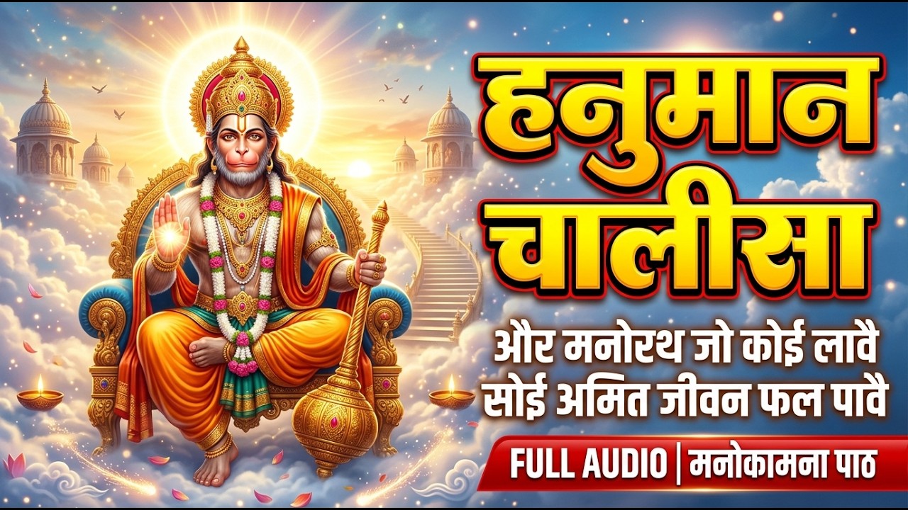 श्री हनुमान चालीसा | Hanuman Chalisa | Jai Hanuman Gyan Gun Sagar | Hanuman Chalisa New Bhajan