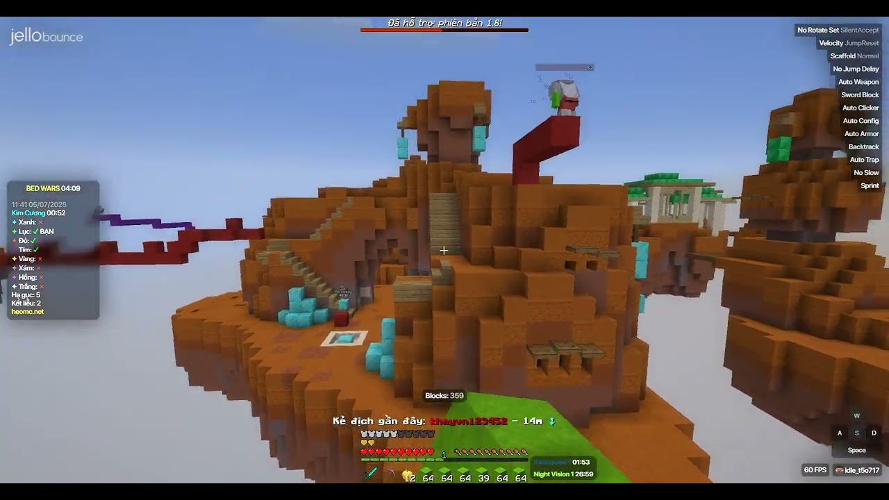 New Pigmc ( heomc ) Exploit , lowhop scaffold, semi 0 0 velocity, full ab + noslow