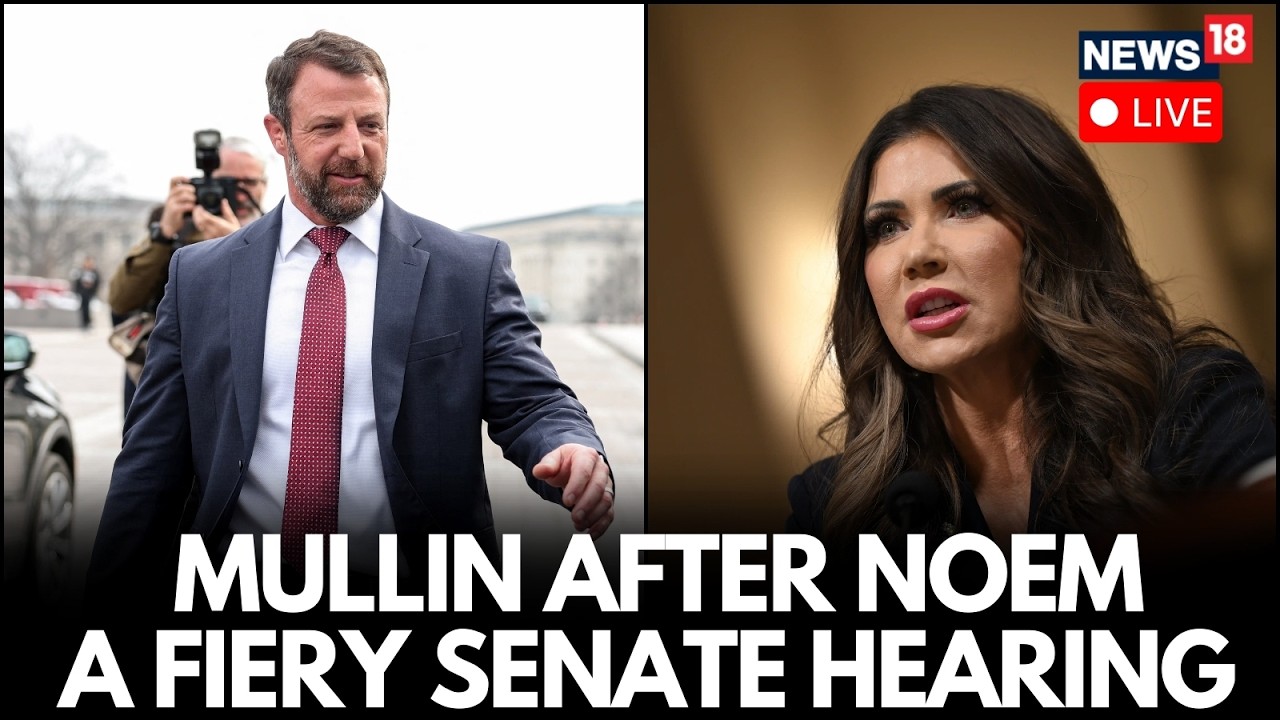 US Politics LIVE: Donald Trump’s DHS Pick Markwayne Mullin Faces Senate Hearing After Noem's Exit