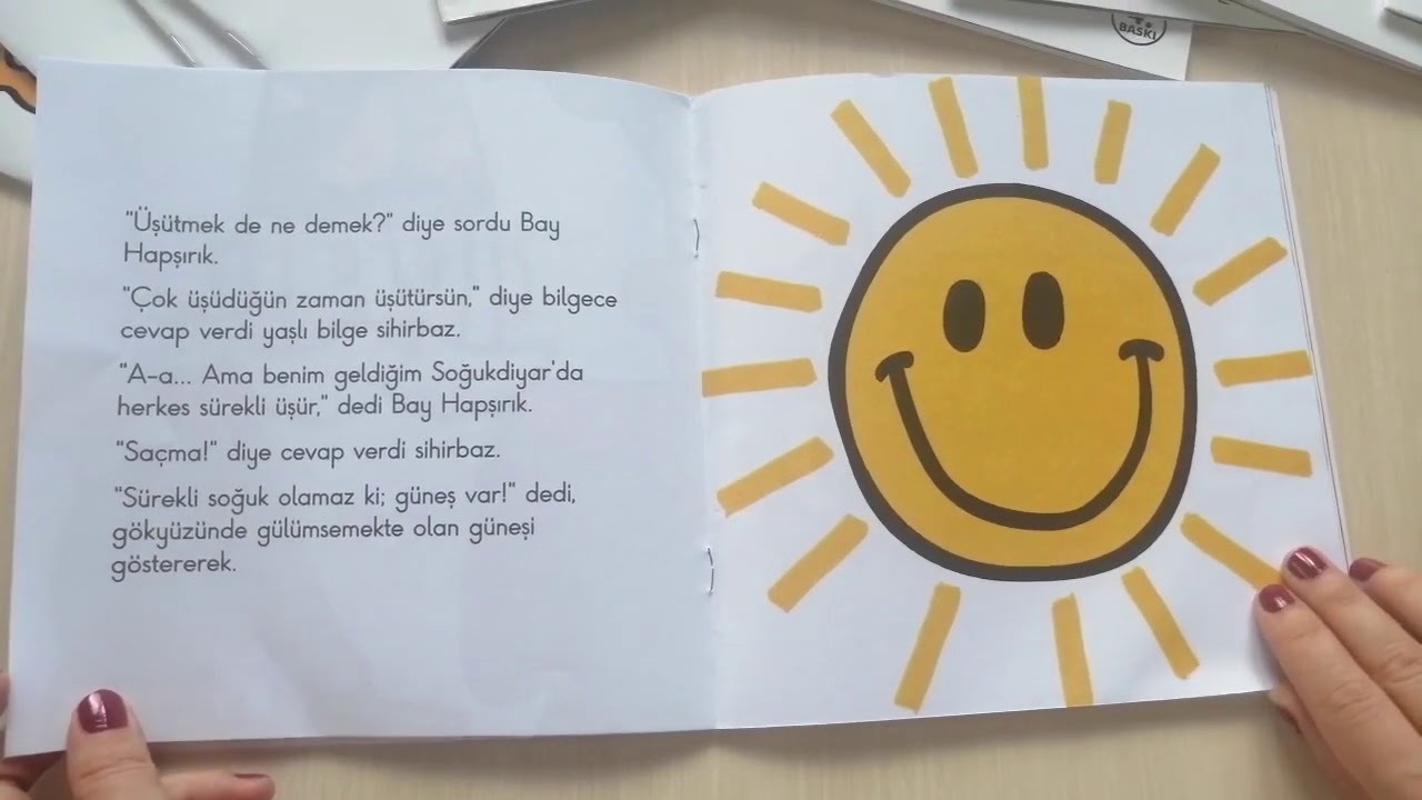 Kitap okuma saati - Bay Hapşırık