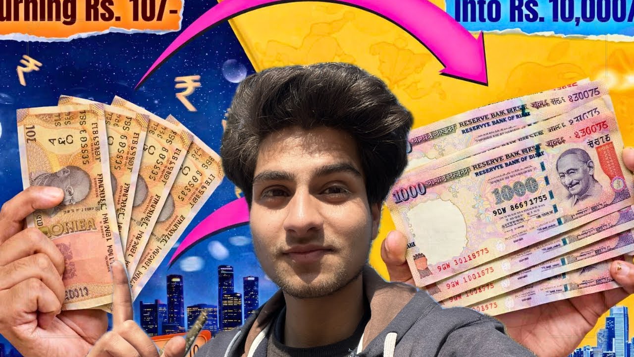 	₹10 to ₹10,000 in 24 Hours | Street Exchange Challenge  #24hourschallenge  