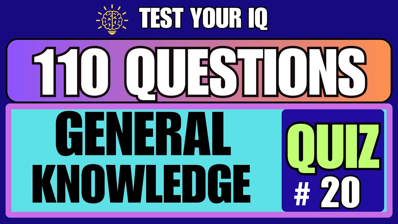 THINK YOU'RE A KNOW-IT-ALL?CAN YOU ANSWER ALL THE QUESTIONS  CORRECTLY? quiz #20