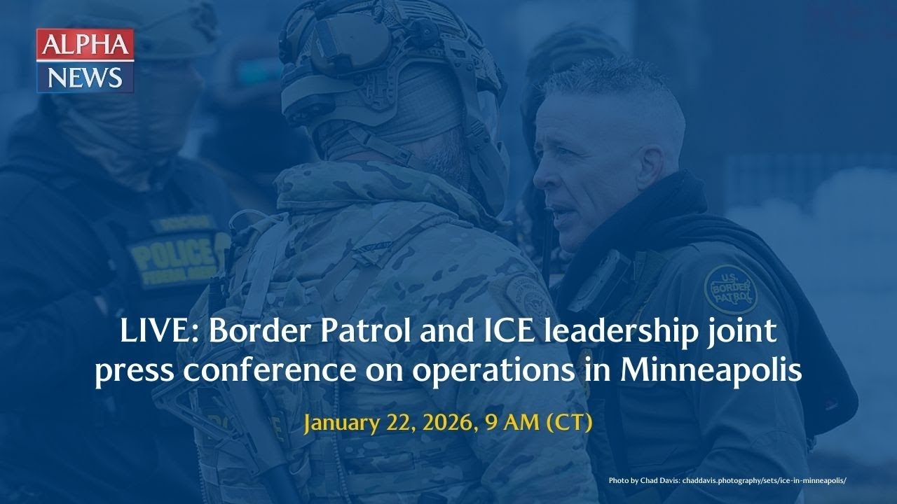 LIVE: Border Patrol and ICE leadership joint press conference on operations in Minneapolis