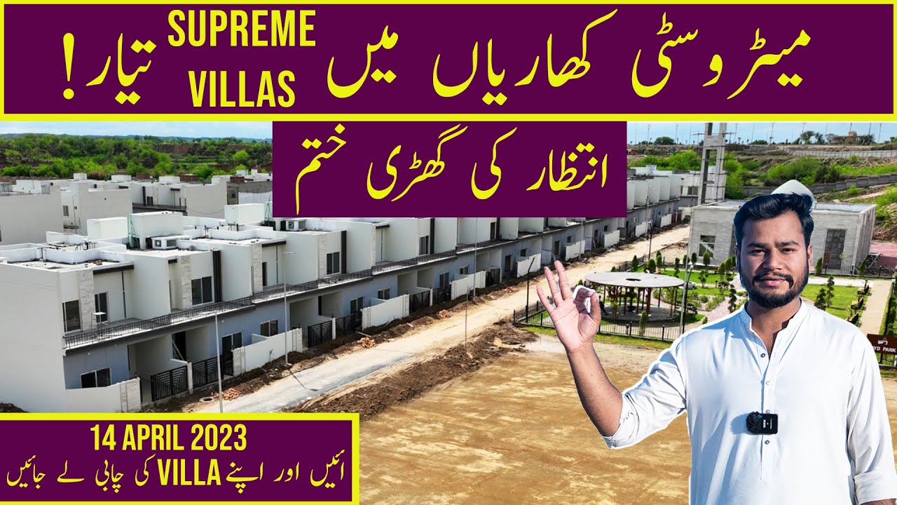 New Metro City Kharian Sarai Alamgir, Completion Of Supreme Villas, Keys Handover On 14 April 2023.