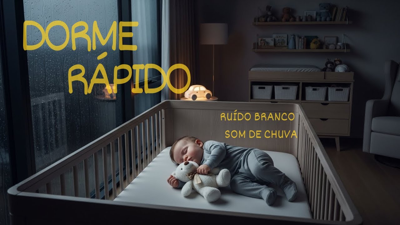 Dormir Rápido com Som de Chuva | 5 Horas de Relaxamento Puro Sem Música