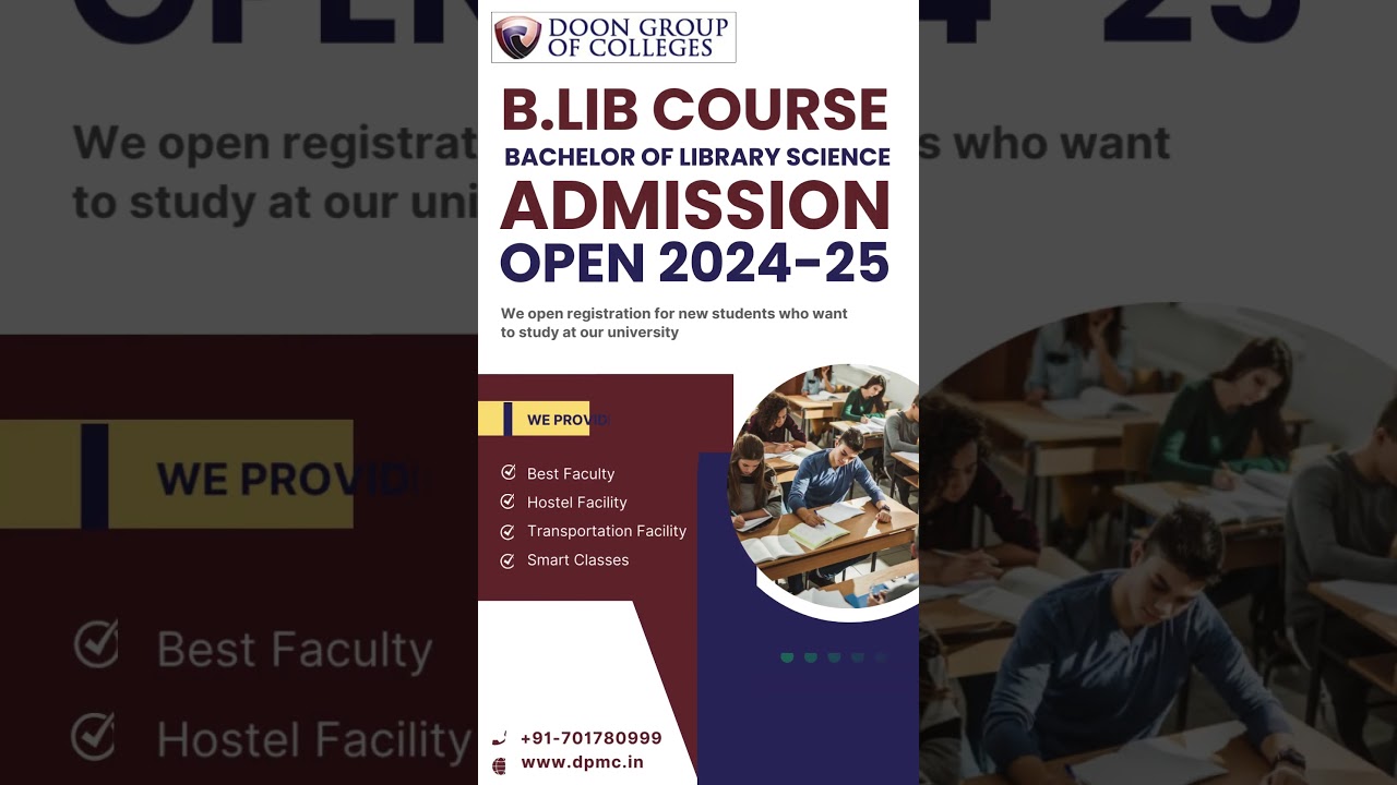 Bachelor Of Library Science Course Admission open 2024-25