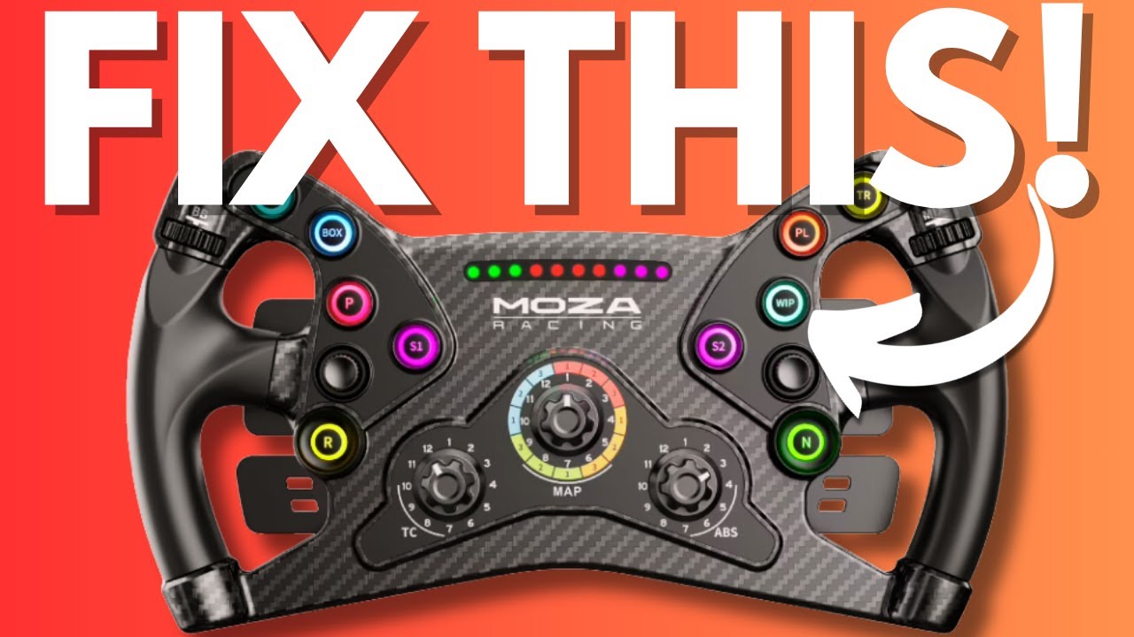 How To FIX Rattling Noise On MOZA KS Steering Wheel | MOZA KS Disassembly