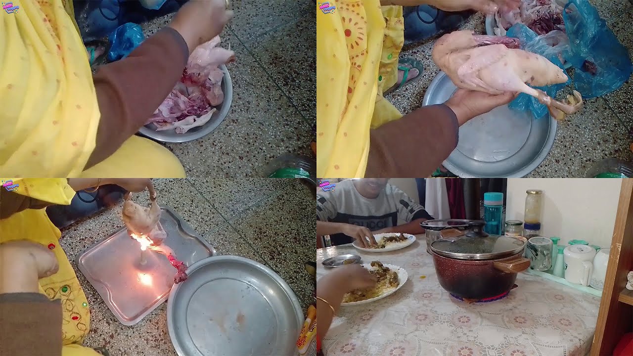 হাঁসের মাংস রান্না দারুণ হয়েছিল। মা ছেলে তৃপ্তি করে ভাত খেয়ে নিলাম। Jubaida's Vlogging
