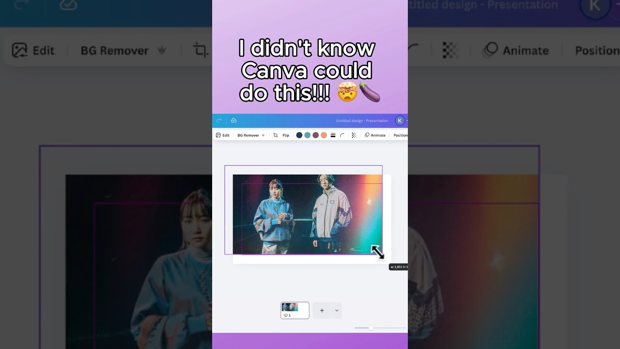 How to make a zoom animation in Canva 😫 #canva #canvapresentation #presentation #design #study