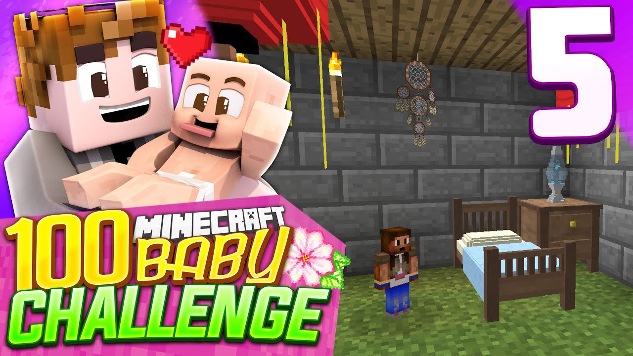 Minecraft: 100 Baby Challenge - Episode 5 - DESTINY (Minecraft Comes Alive)