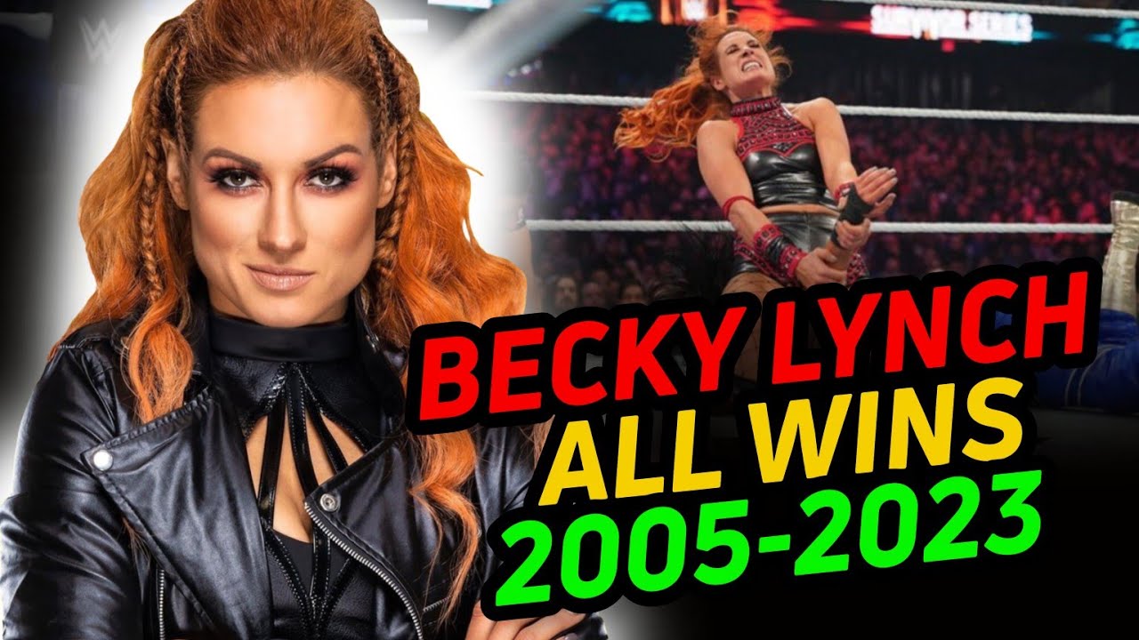 WWE Becky Lynch - Every win's in Career in single match | 2005 - 2022