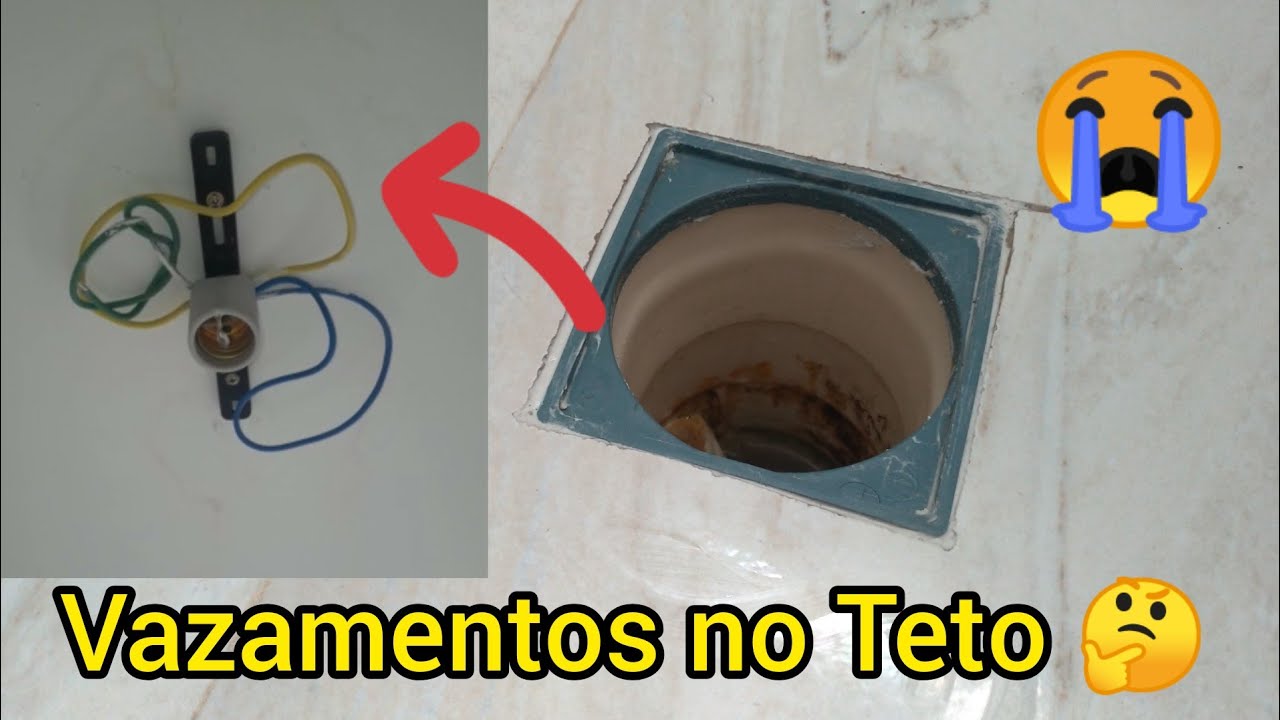 Como consertar Vazamentos no Ralo no Teto do seu Apto 👷 Conheça um dos motivos
