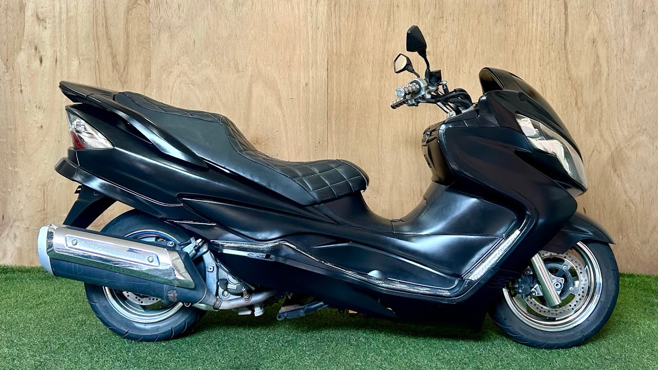 長野県松本市！中古車バイク【車両紹介】SUZUKI スカイウェイブ250 CJ44A型 249cc FI インジェクション 水冷 4サイクル ビックスクーター