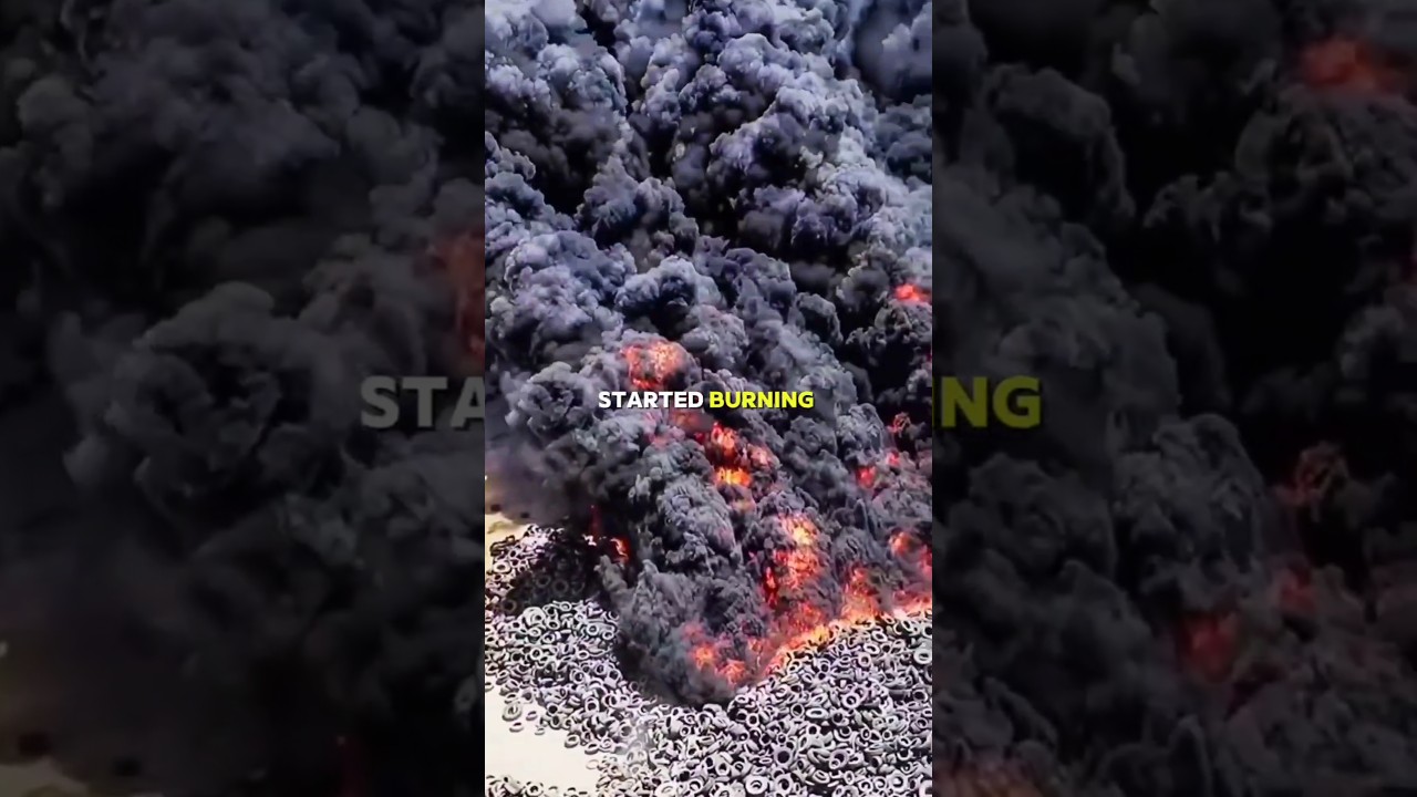 Пожар был настолько сильным, что его было видно из космоса 😨🔥