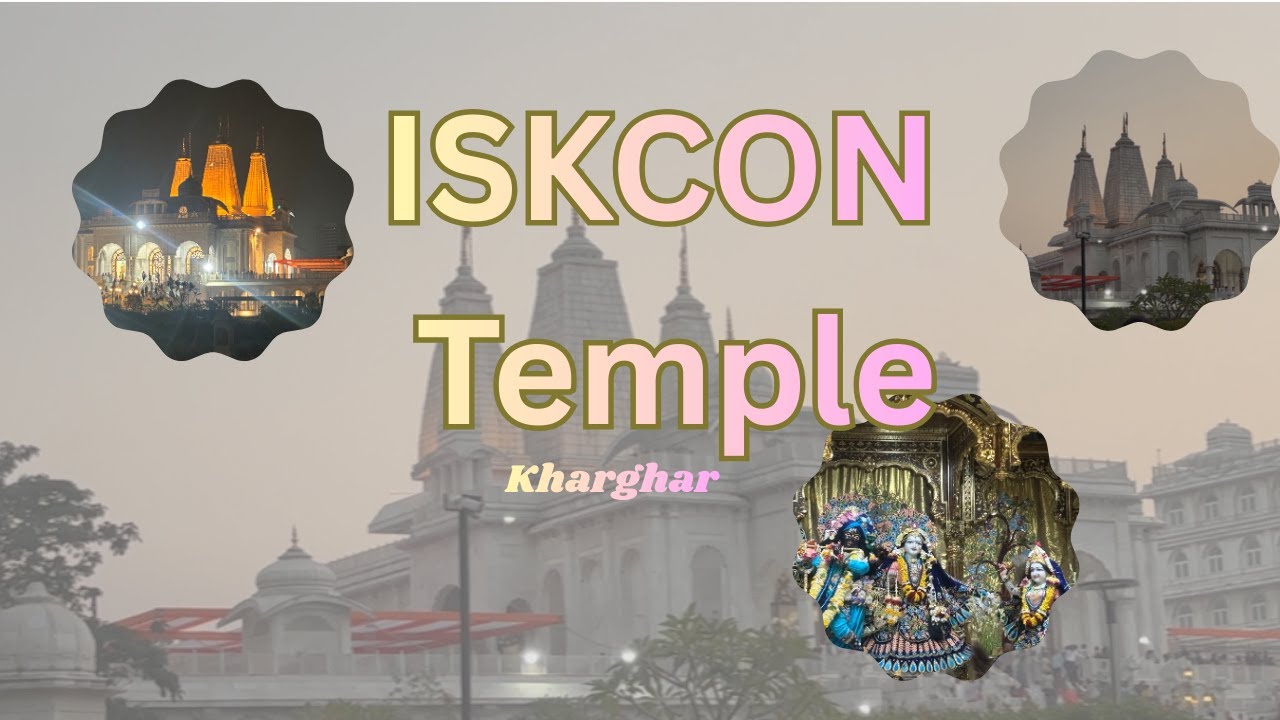 Inside ISKCON Temple 🛕| Spiritual Vibes, Kirtan & Positivity | Kharghar | Navi Mumbai 