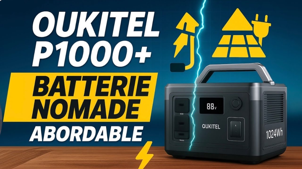 OUKITEL P1000+ : cette batterie ridiculise Bluetti & EcoFlow ? 