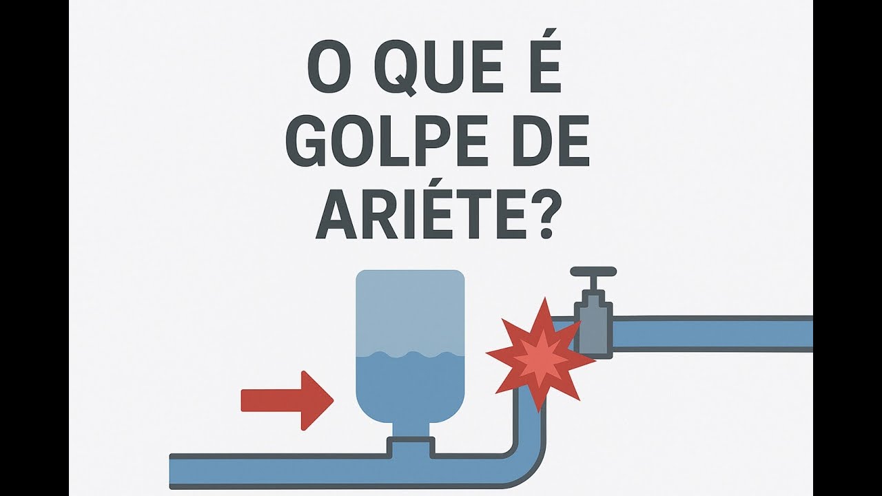 💥 O Que é Golpe de Aríete? Entenda o Fenômeno nas Instalações Hidráulicas