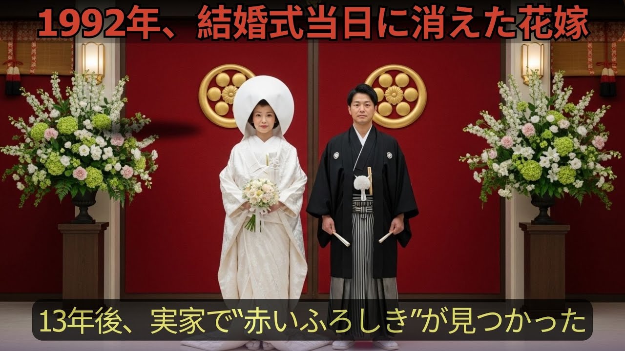 1992年、結婚式当日に式場から忽然と消えた宇都宮の花嫁――13年後、実家で見つかった“赤い風呂敷”が語る真