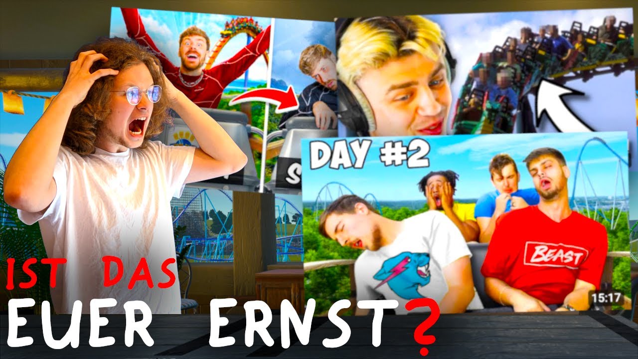 ACHTERBAHN EXPERTE reagiert auf GROßE YOUTUBER!