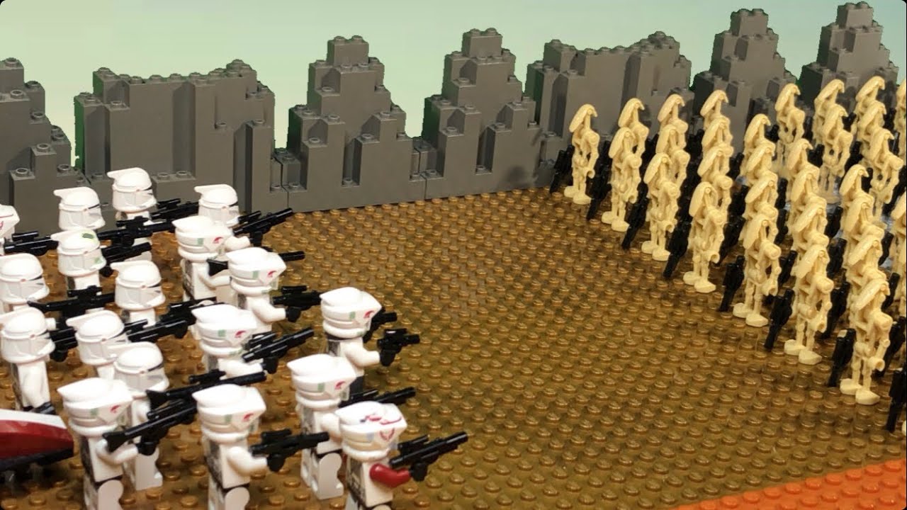 LEGO Star Wars - Войны клонов LEGO Покадровая съёмка