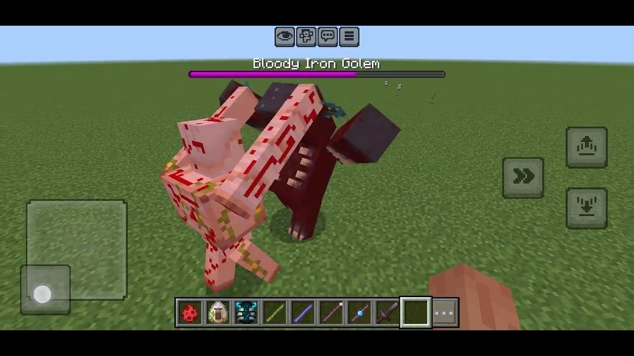 Bloody Iron Golem Add-on showcase(made by me)