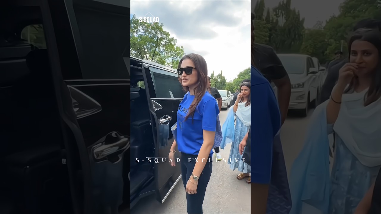 Trisha & kamalhassan in Hyderabad for THUGLIFE promotion #str #trisha #kamalhaasan