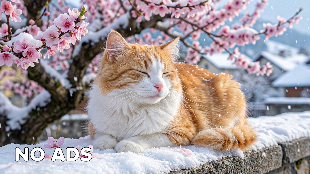 12 часов расслабляющей музыки для кошек 😻 Мелодии для спокойного сна с кошачьим ТВ 🐾 Без рекламы