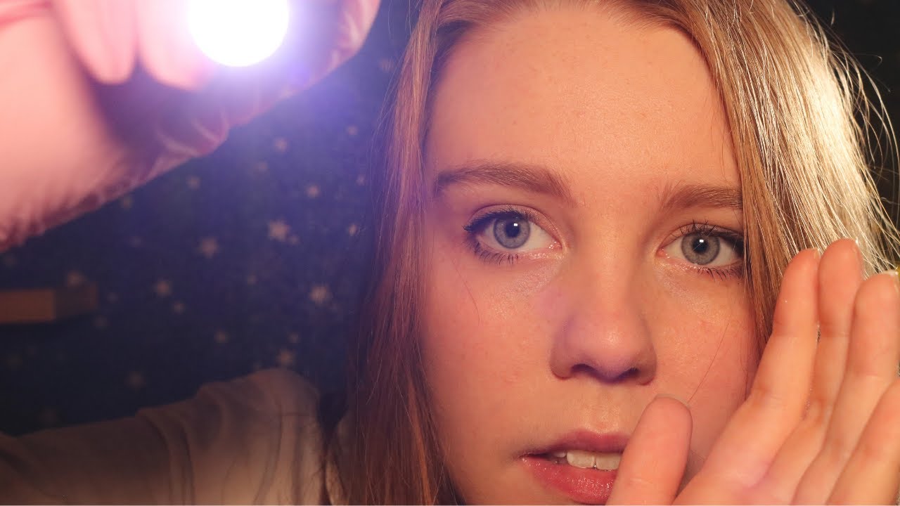 ASMR MEDICAL EXAM - Eyes, Ears & Throat - Close up Personal Attention Roleplay For Sleep