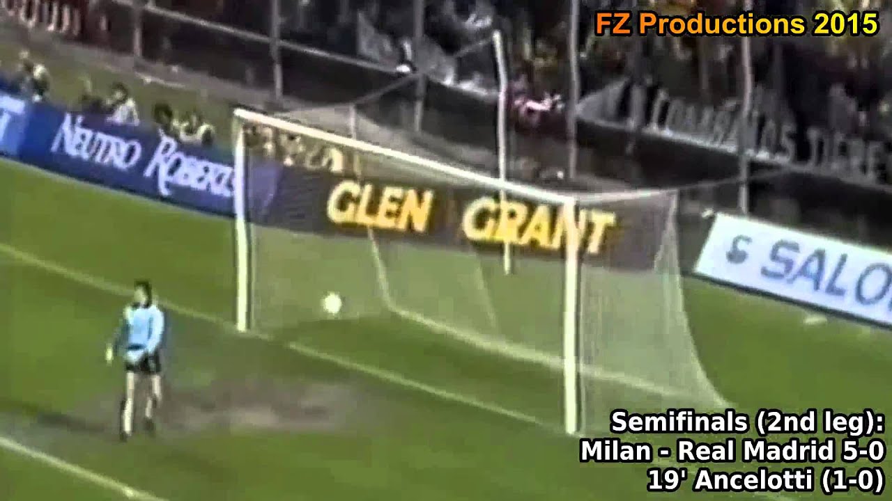 1988-1989 European Cup: AC Milan All Goals (Road to Victory)