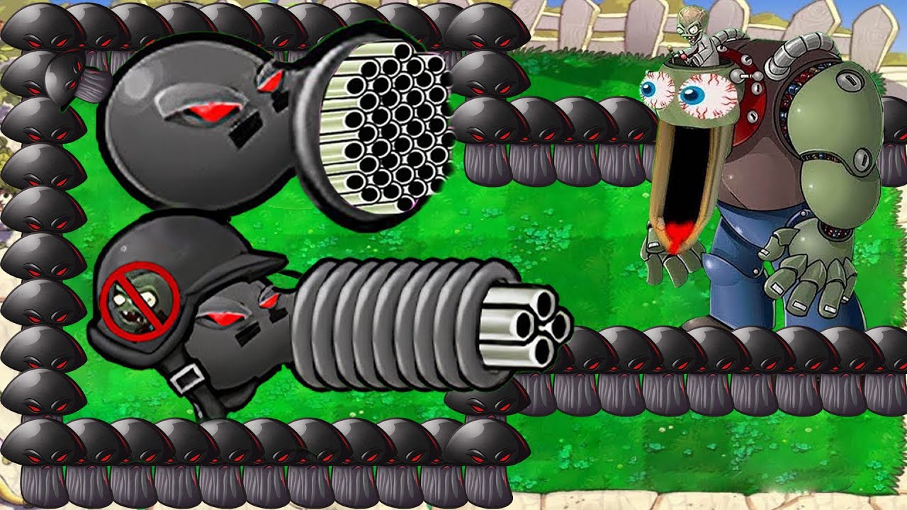 99 Doom Gatling Pea X 99 Doom Peashooter X Doom Shroom vs Dr.Zomboss - Plants vs Zombies hack