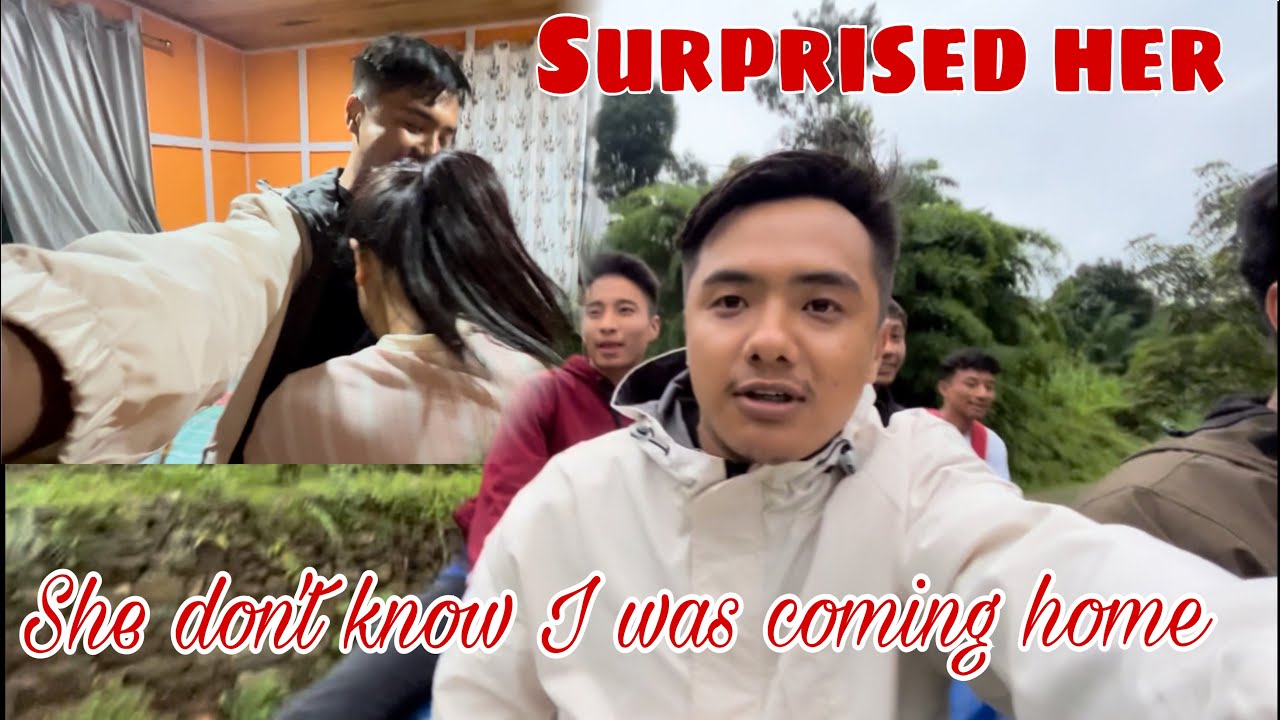 My wife Emotional Surprise / lied her that I was busy in Program / My first surprise @luvdavlogs