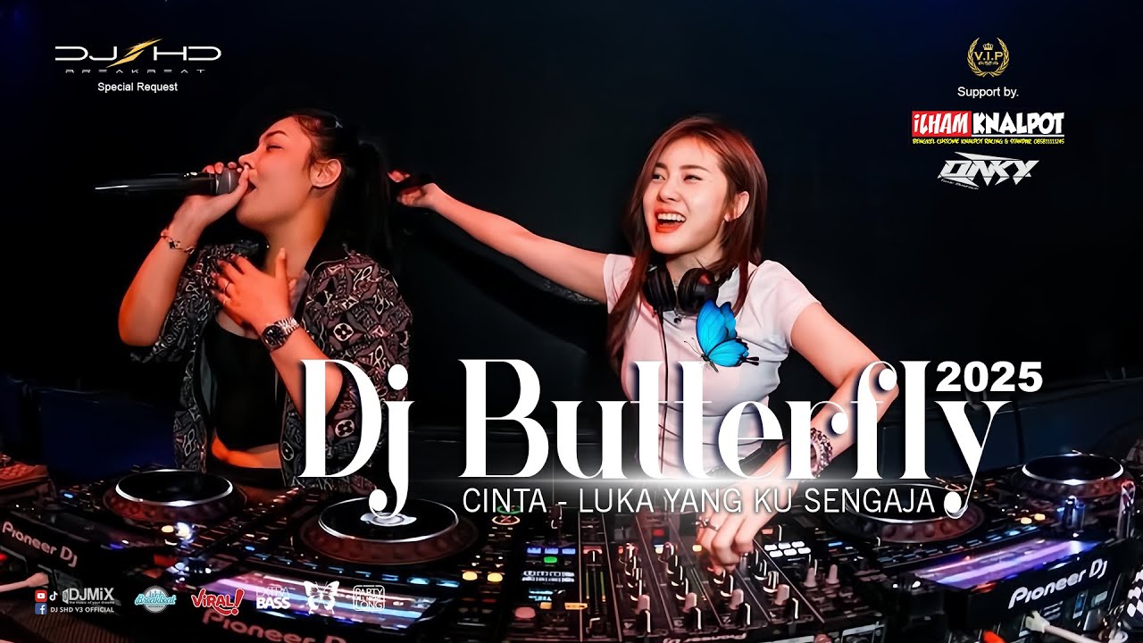 DJ BUTTERFLY X CINTA BREAKBEAT 2025 #VVIP [ SHD V3 ] FULL MELODY KENCANG