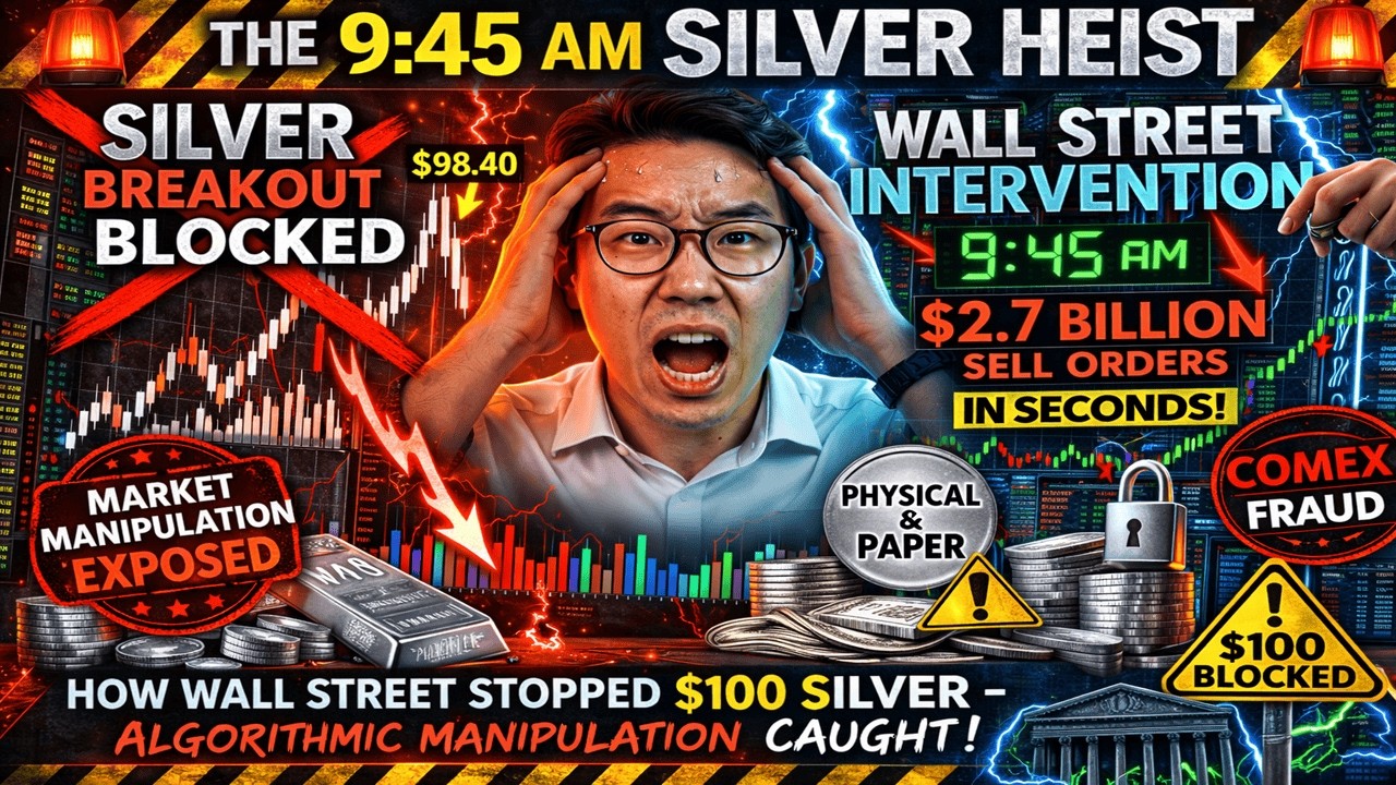 THE 9:45 AM SILVER HEIST: How Wall Street Stopped the $100 Breakout (Exposed)