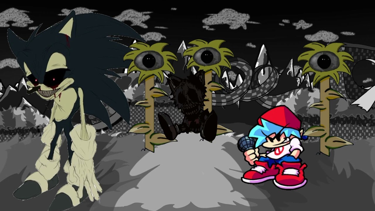 Fnf vs sonic exe paradox(fake mod) cylecs remix (read to explanation) 