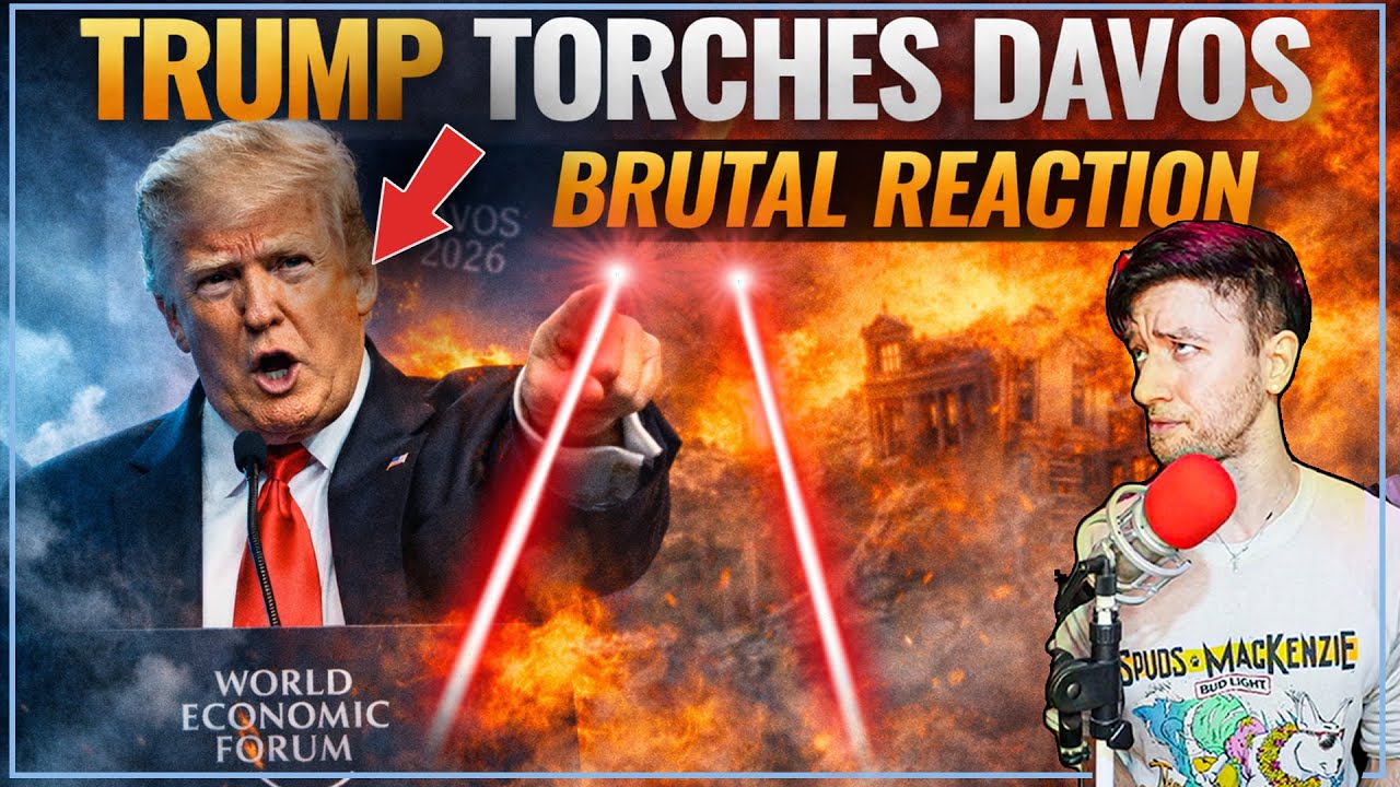 Trump ROASTS Macron at Davos 2026 (Reaction)