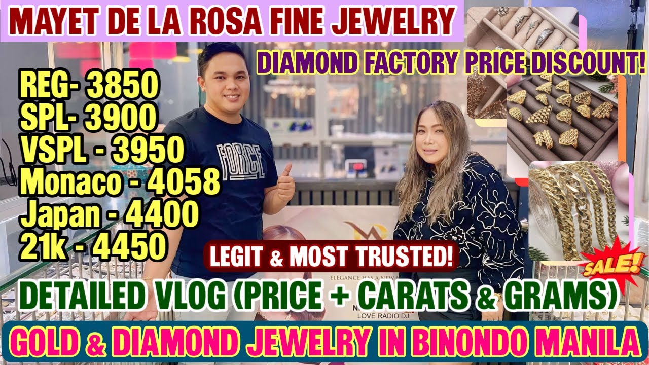 SEPTEMBER 2024 Mayet De La Rosa Fine Jewelry Mura at Authentic Gold and Diamond Jewelry MUST WATCH!