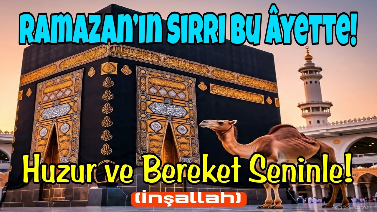 Ramazan’ın Sırrı Bu Âyette! Huzur ve Bereket Seninle! (İnşallah)