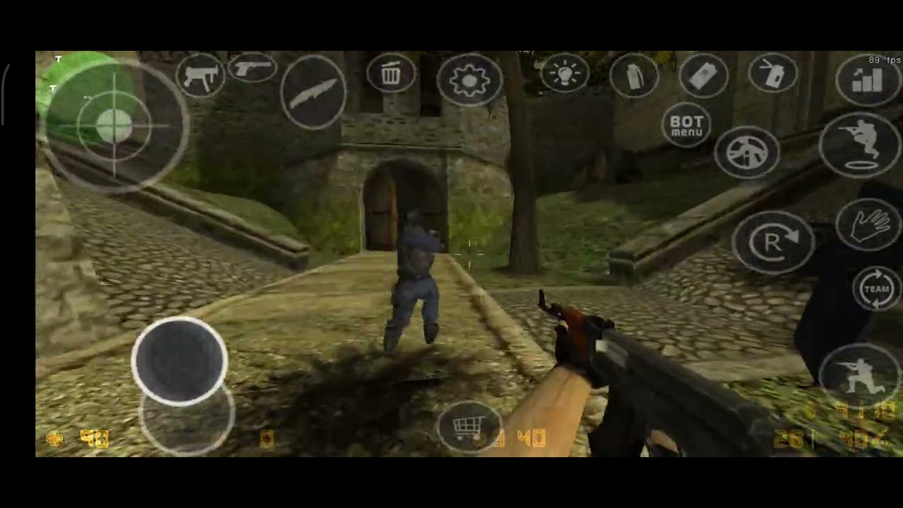 Counter-Strike 1.6 на Андроид с Ботами de_piranesi