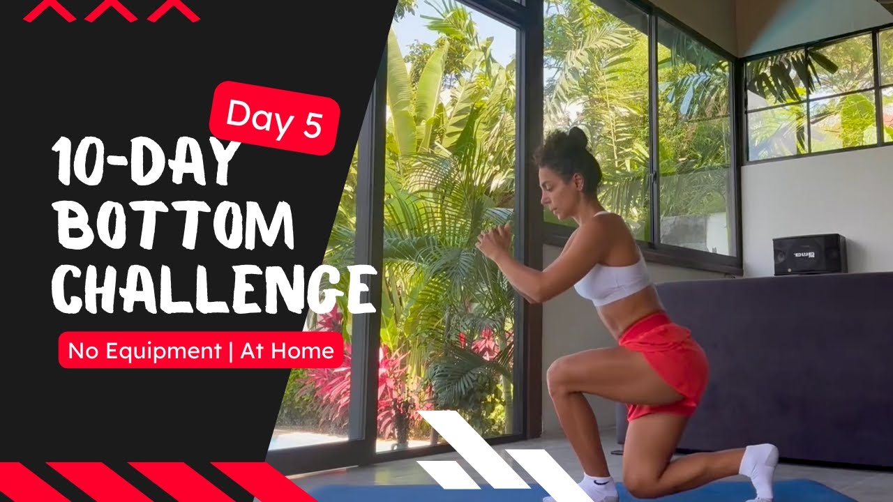 Day 5 | 10-Day Booty Challenge 🍑🔥 25-Min Glute Power & Burn (No Equipment, At-Home)